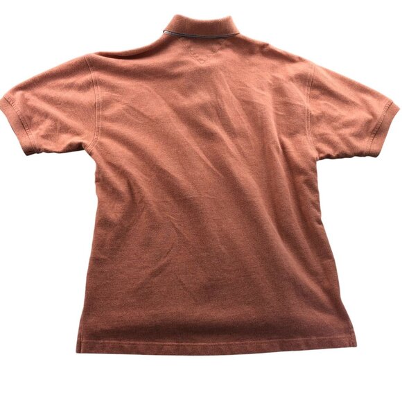 Tommy Hilfiger Mens Polo Shirt Medium Orange Short Sleeve Casual Travel Classic - Picture 2 of 8